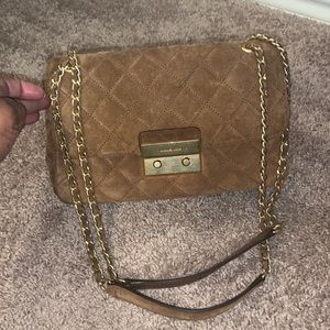 Michael Kors Tan Suede Handbag